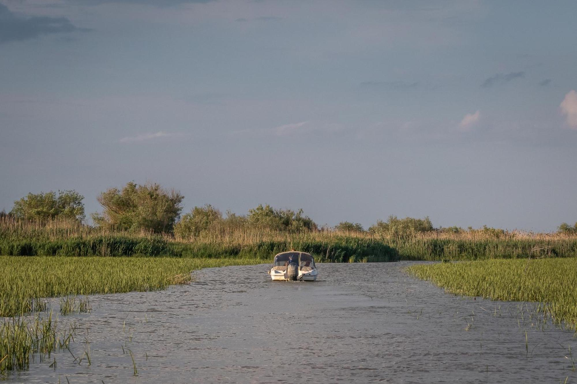 Dolphin Camping Sfântu Gheorghe Exteriör bild
