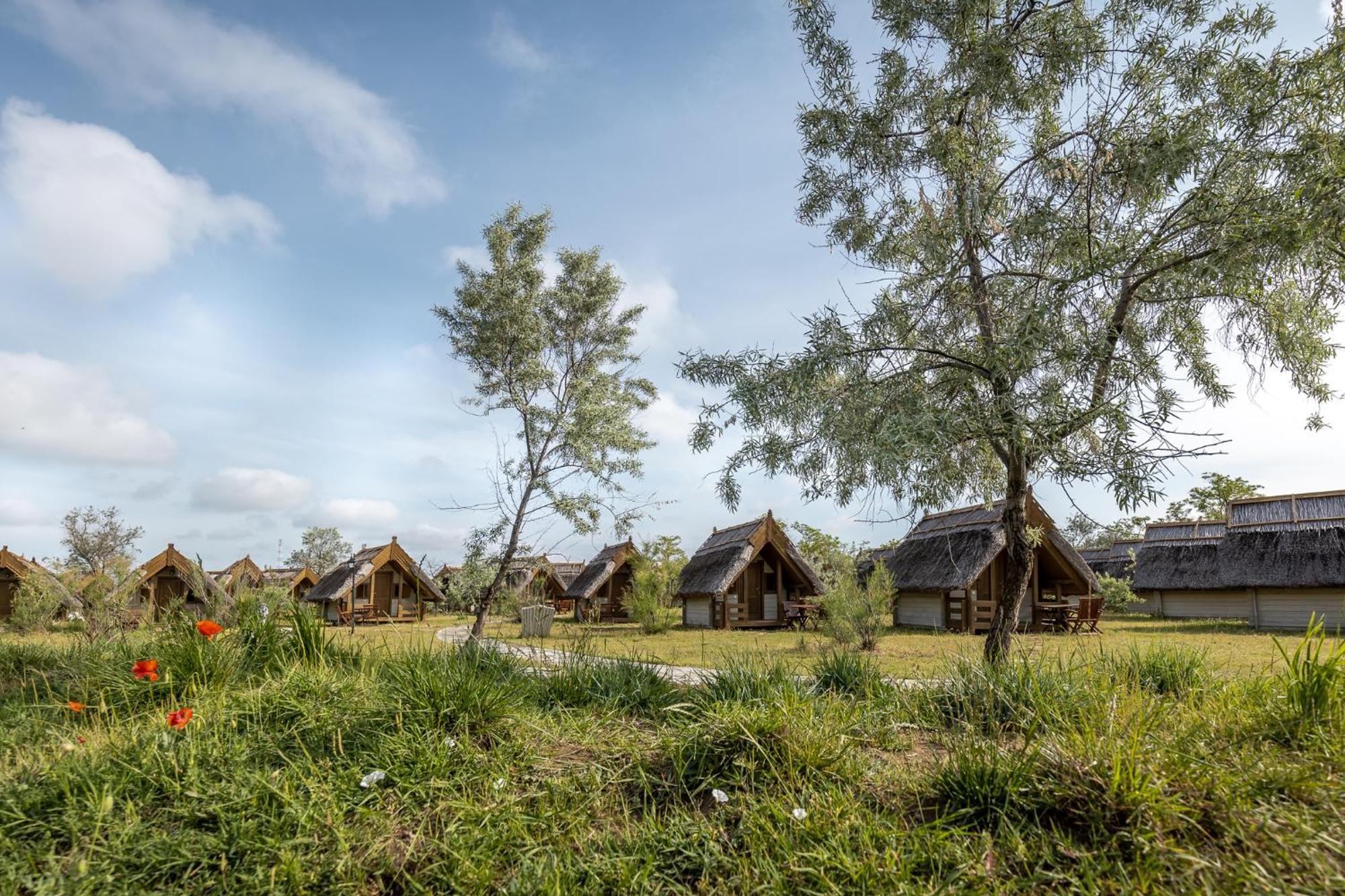 Dolphin Camping Sfântu Gheorghe Exteriör bild